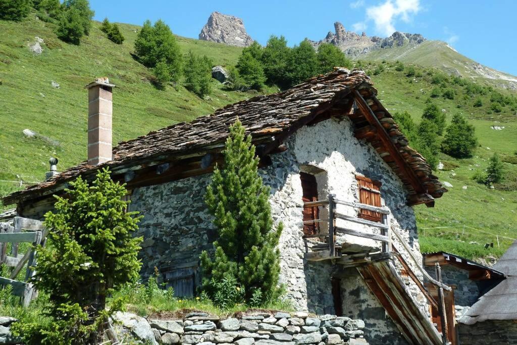 Appartement Le Ver Luisant à Saint-Martin, Val d'Hérens, Valais Exterior foto
